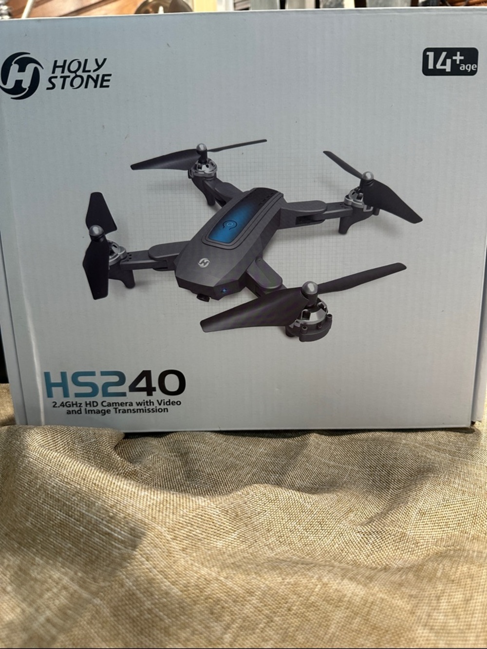 Holy Stone HS240 Drone — Black with Blue Accent